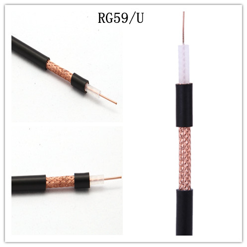 Cablu coaxial Rg59 și cablu de alimentare