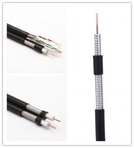 RG6 Type 60% Braid Plenum Rated Video Coaxial Cable